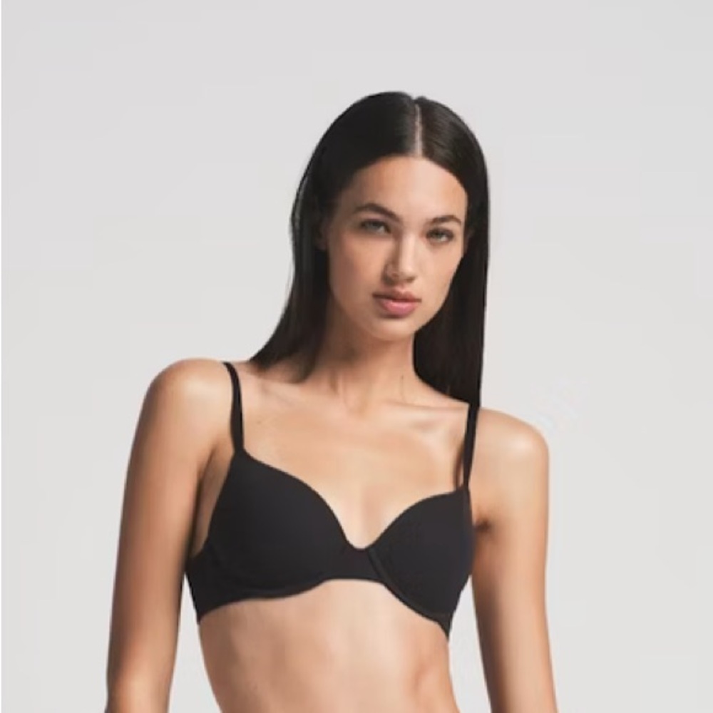 Skims fits everybody T Shirt Bra in onyx Size 36DDD Like New